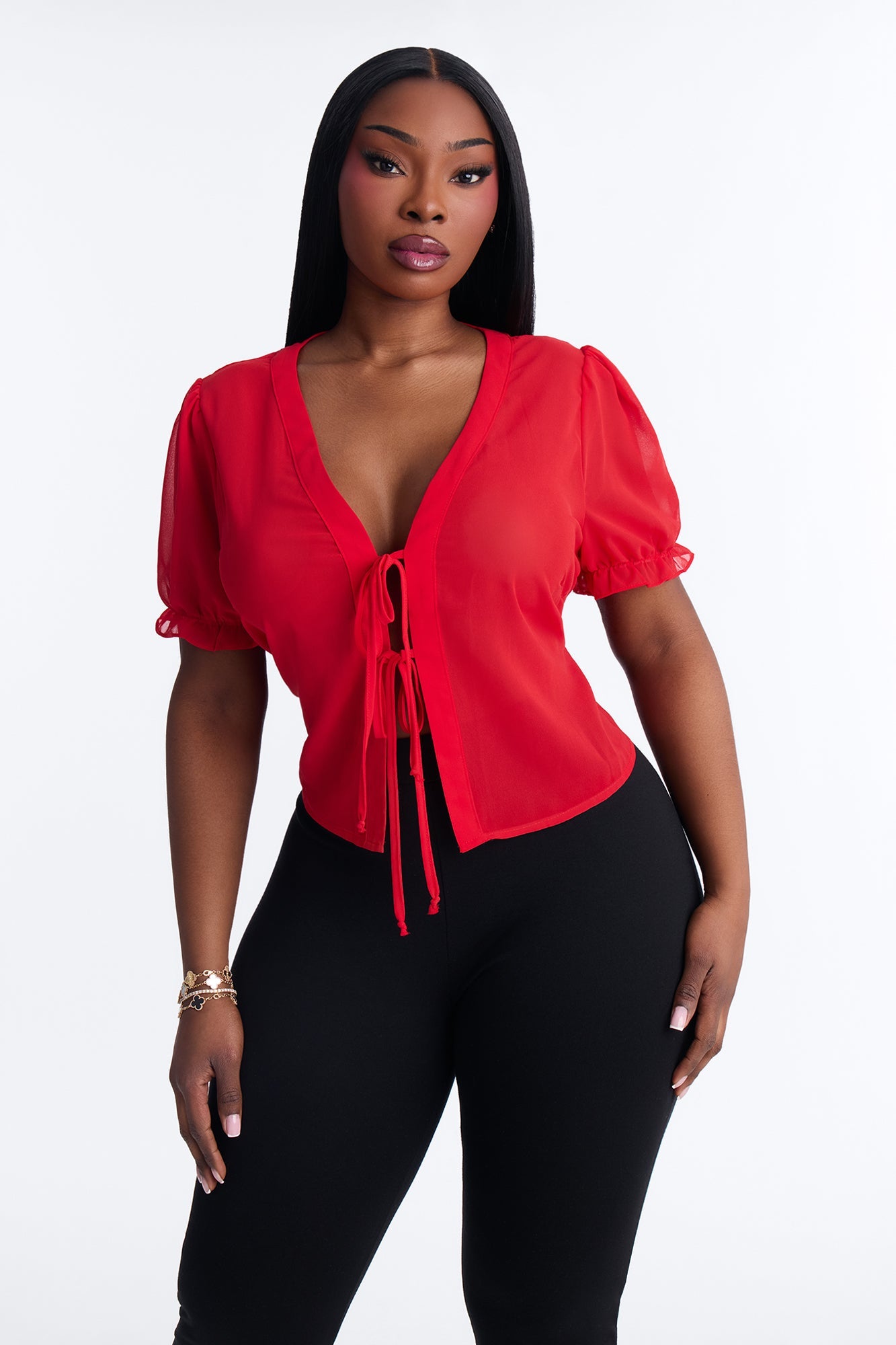 Cherished Moment Top - Red