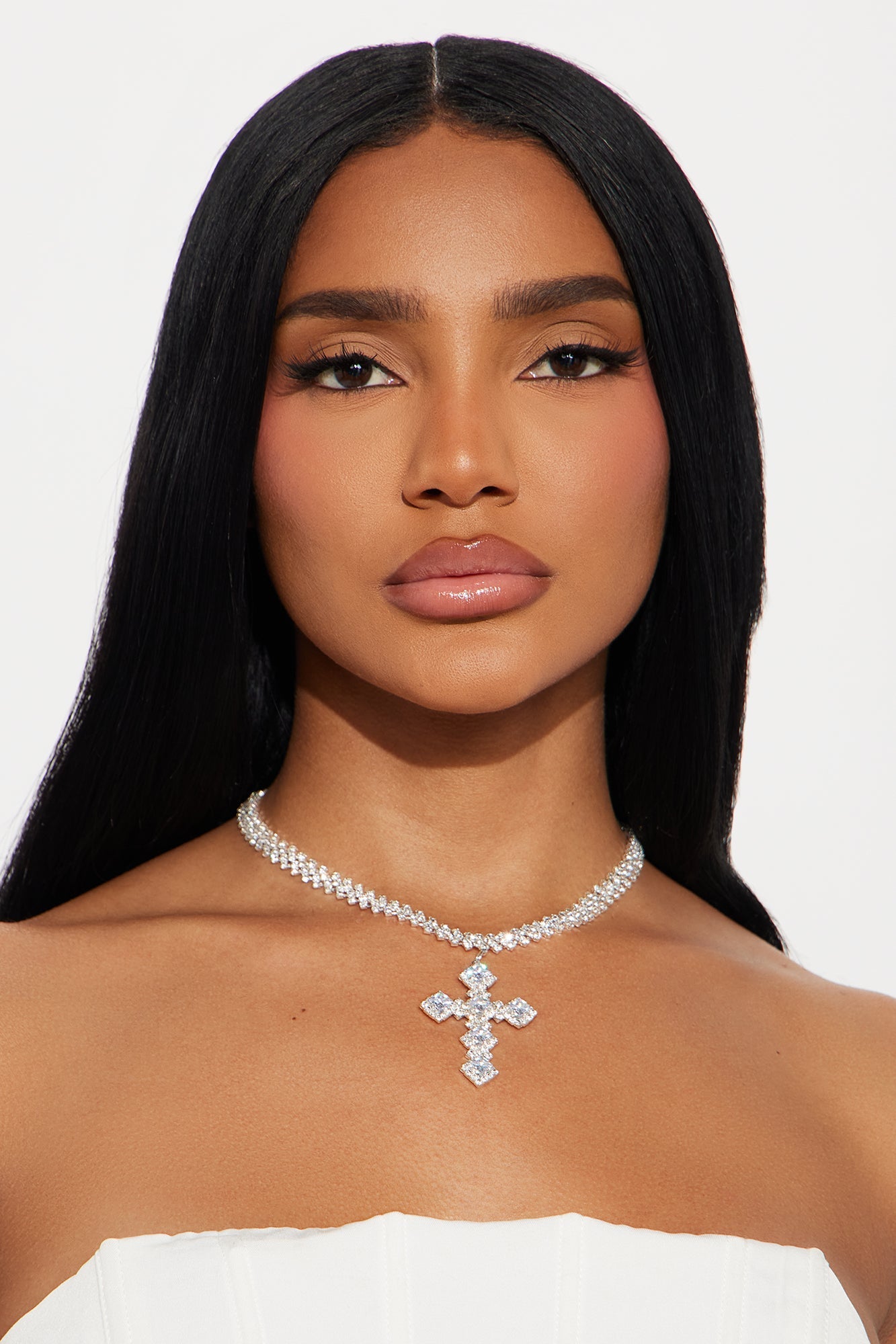 Love You From Across Choker - Silver