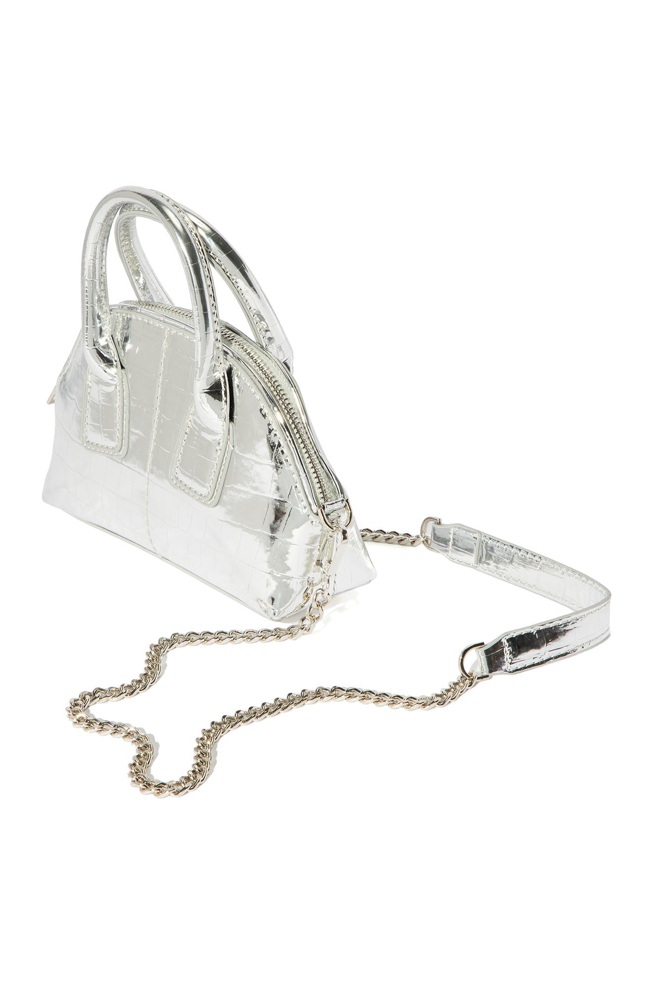 Going Viral Handbag - Silver