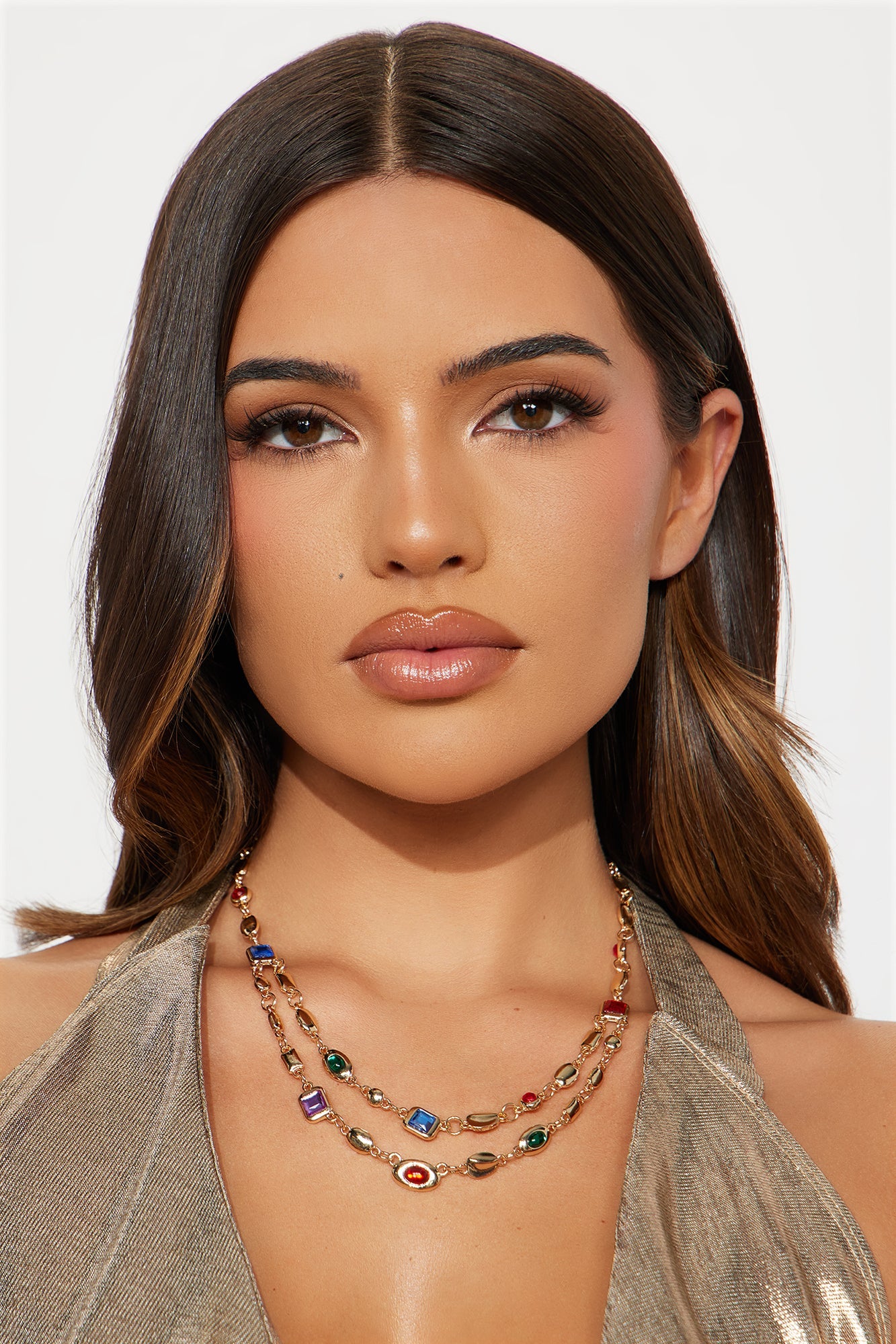 The Truest Gem Layered Necklace - Gold