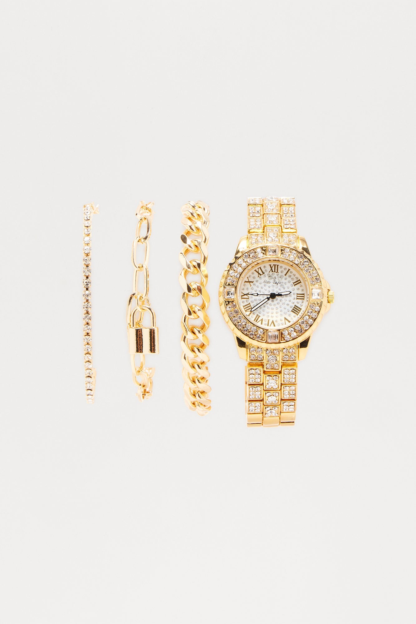 Lola 3 Piece Watch Set - Gold