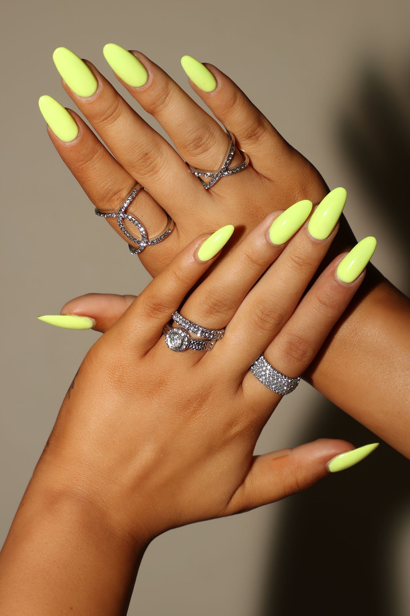 Lux 5 Piece Ring Set - Silver
