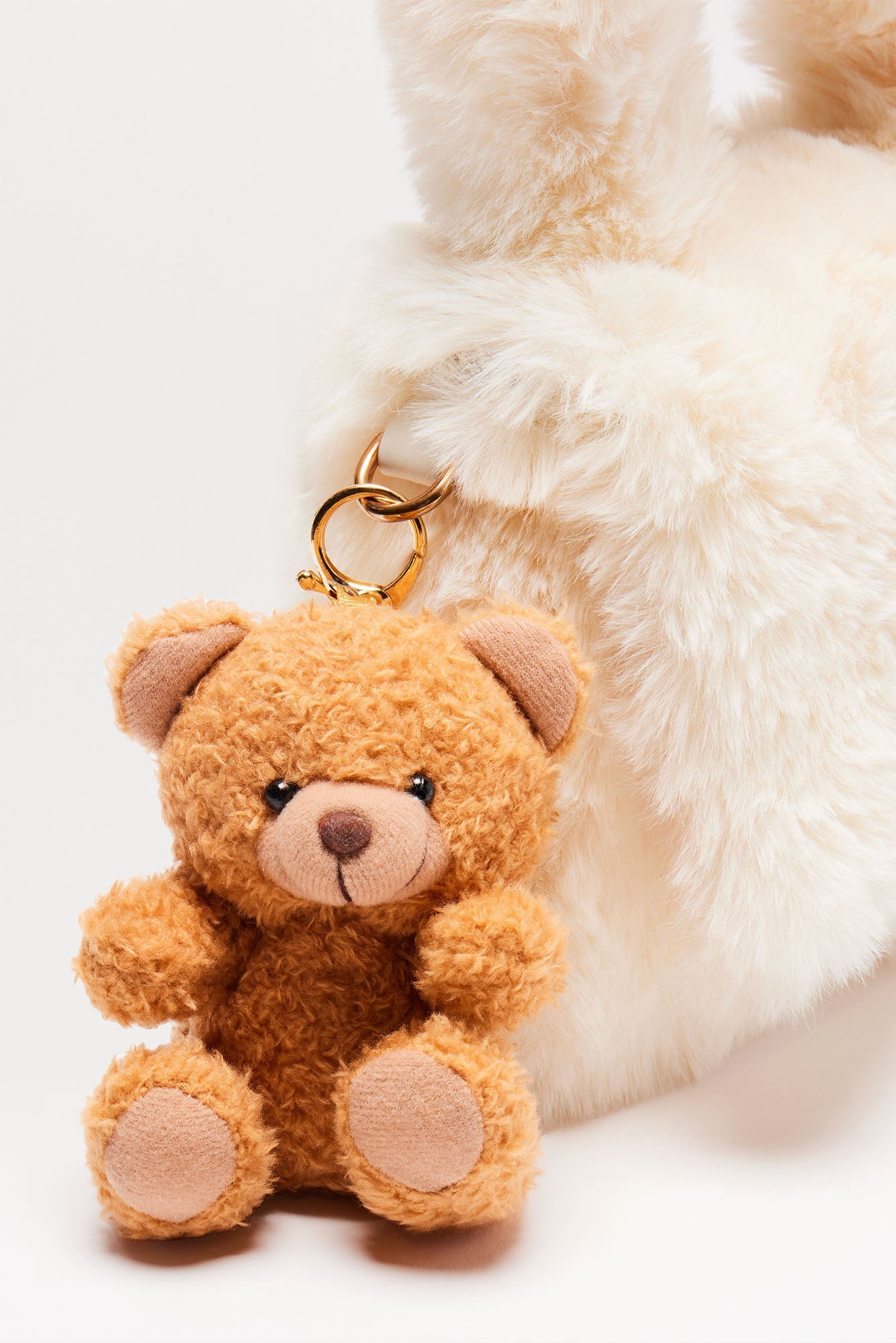 You're My Teddy Bear Handbag Charm - Brown