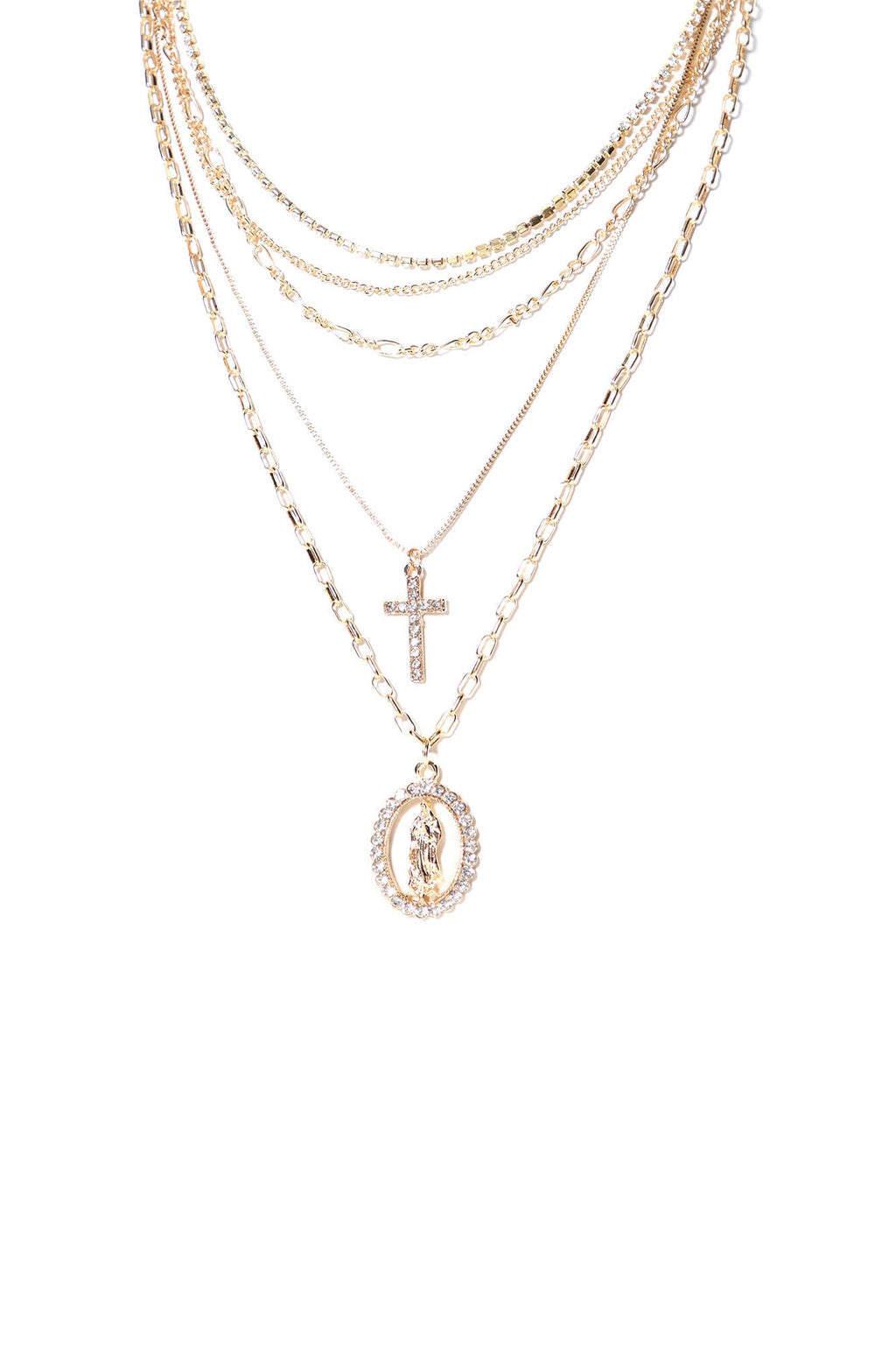 Rise Above Necklace - Gold