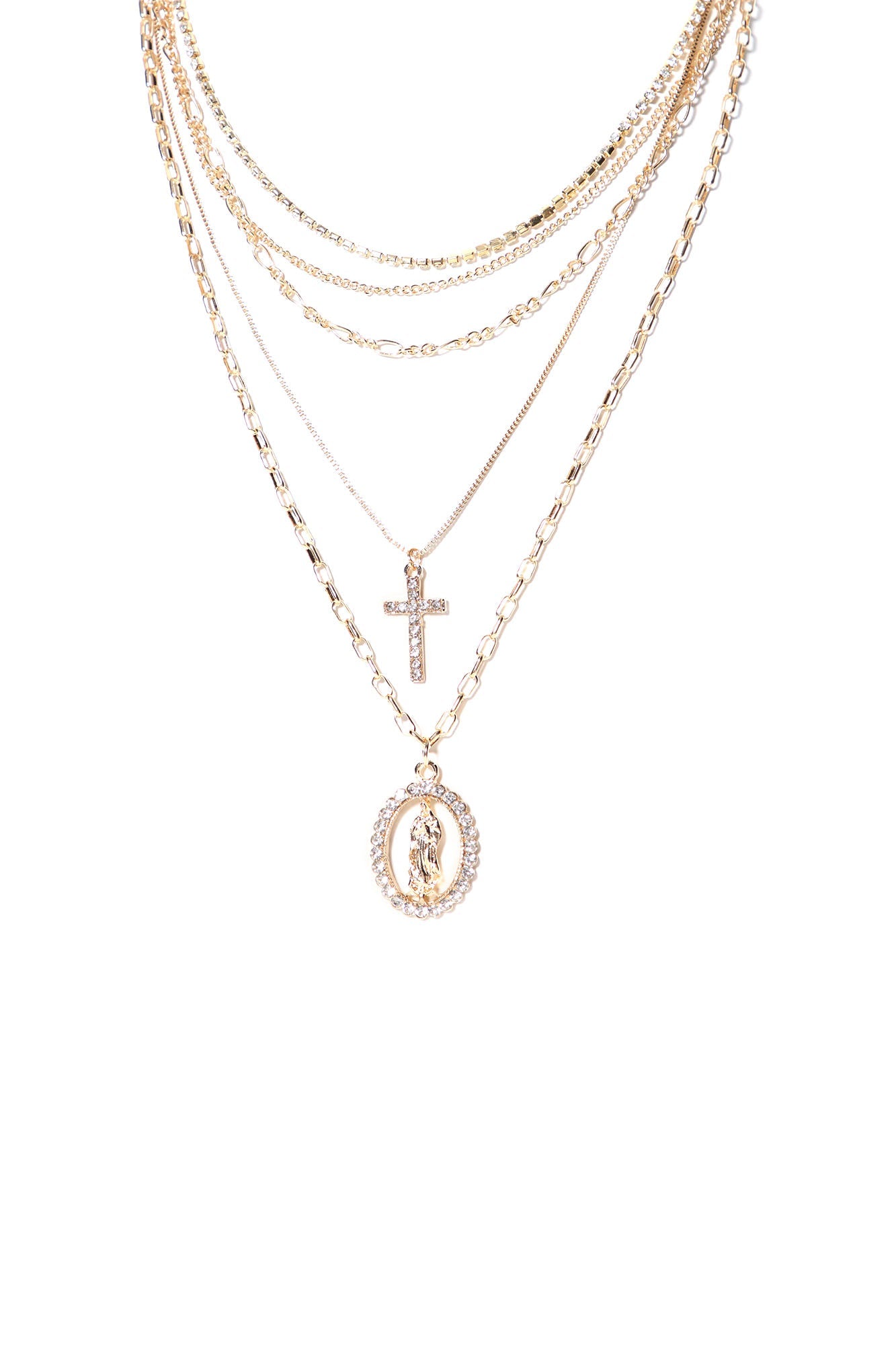 Rise Above Necklace - Gold