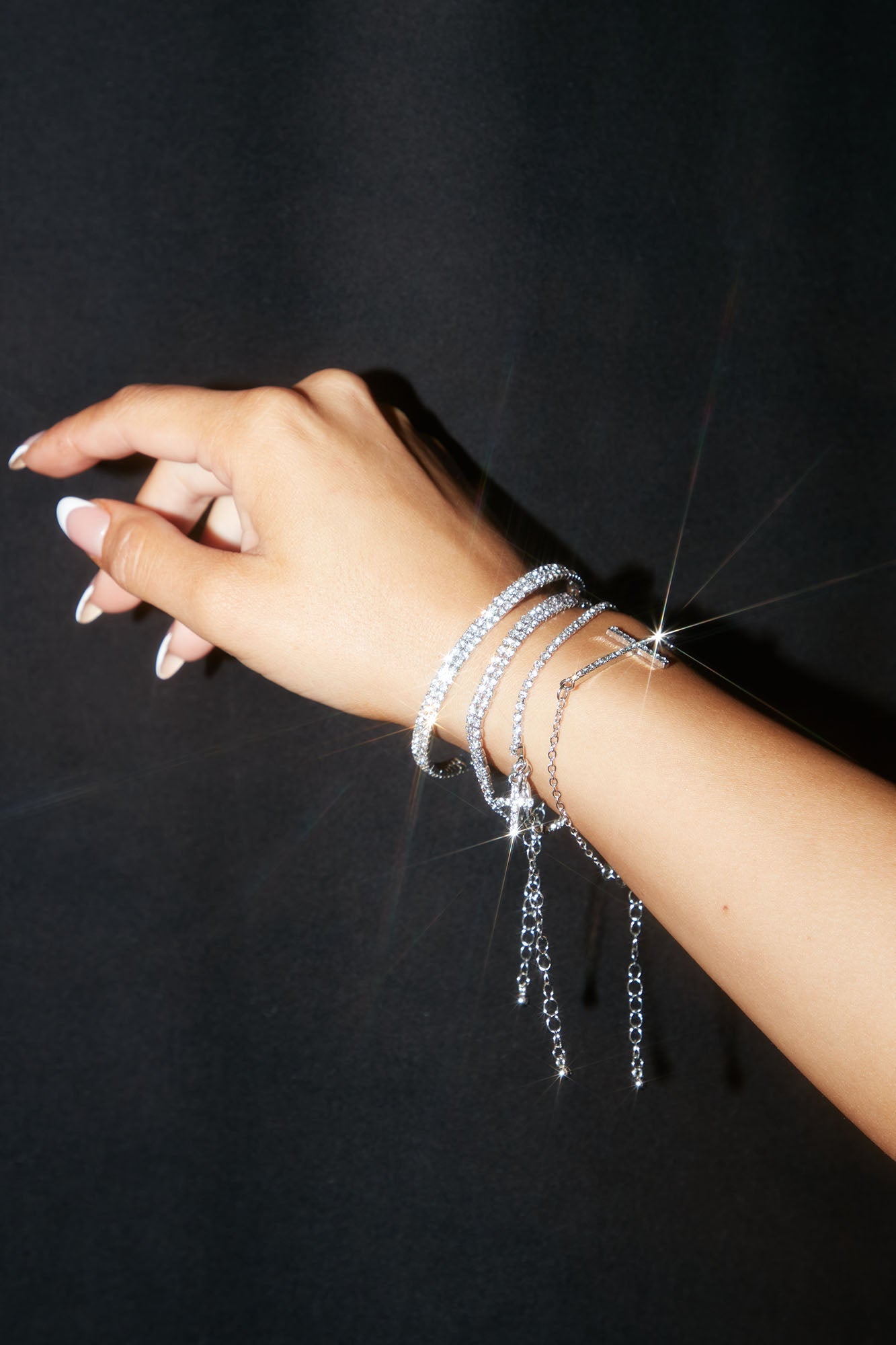 Bless Up 4 Piece Bracelet Set - Silver
