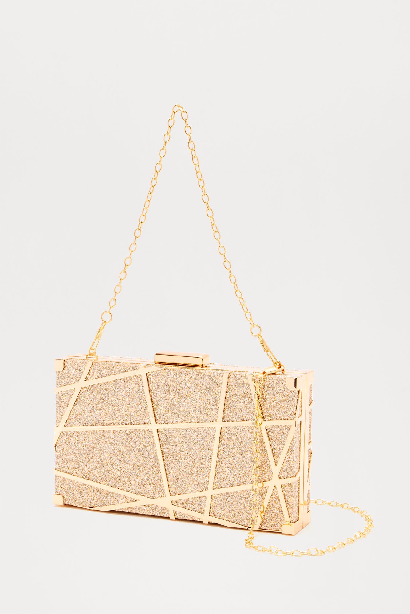 Golden Queen Clutch - Gold