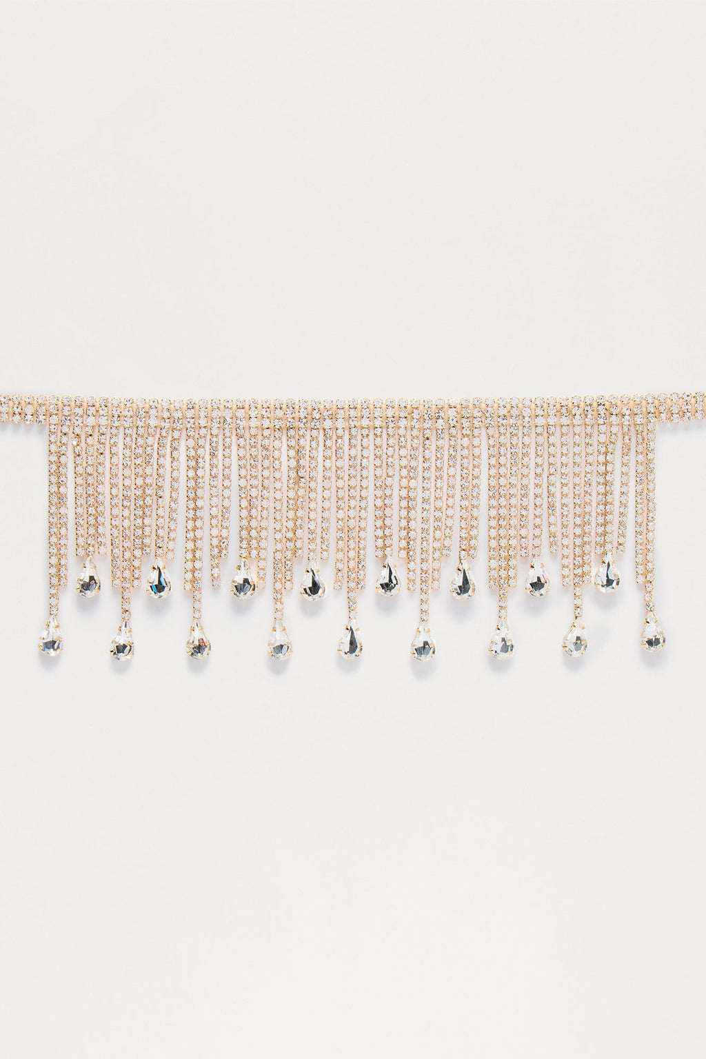Draped Choker Necklace - Gold