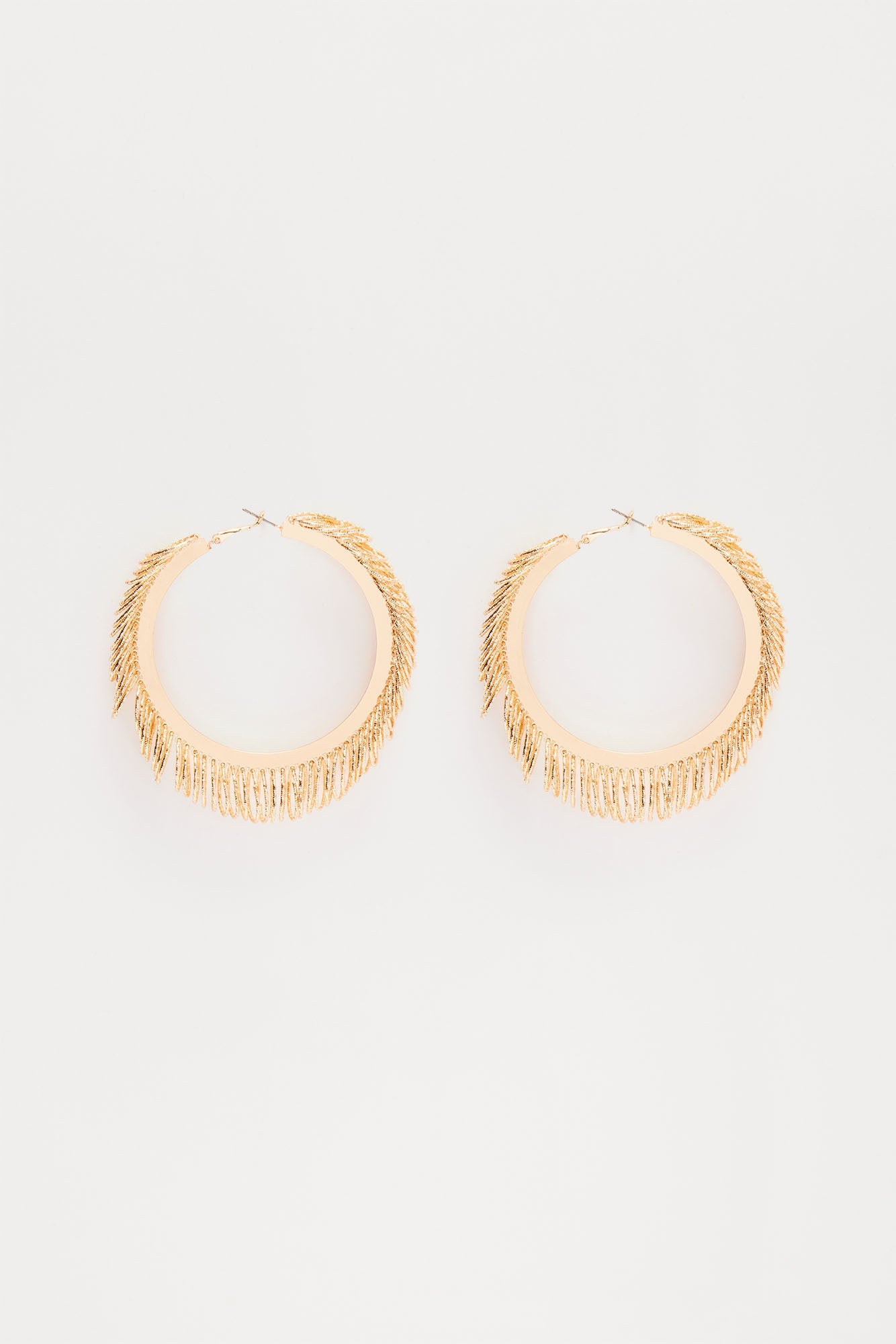 Dessert Sun Hoop Earrings - Gold