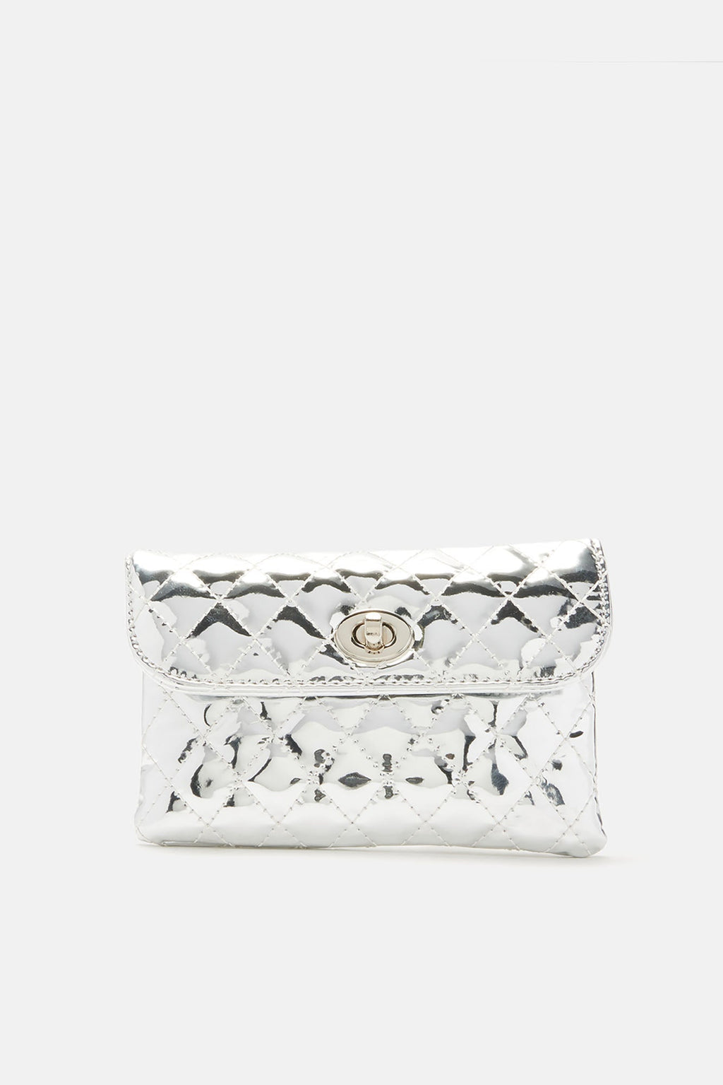 Never A Basic Gal Belt Bag - Silver
