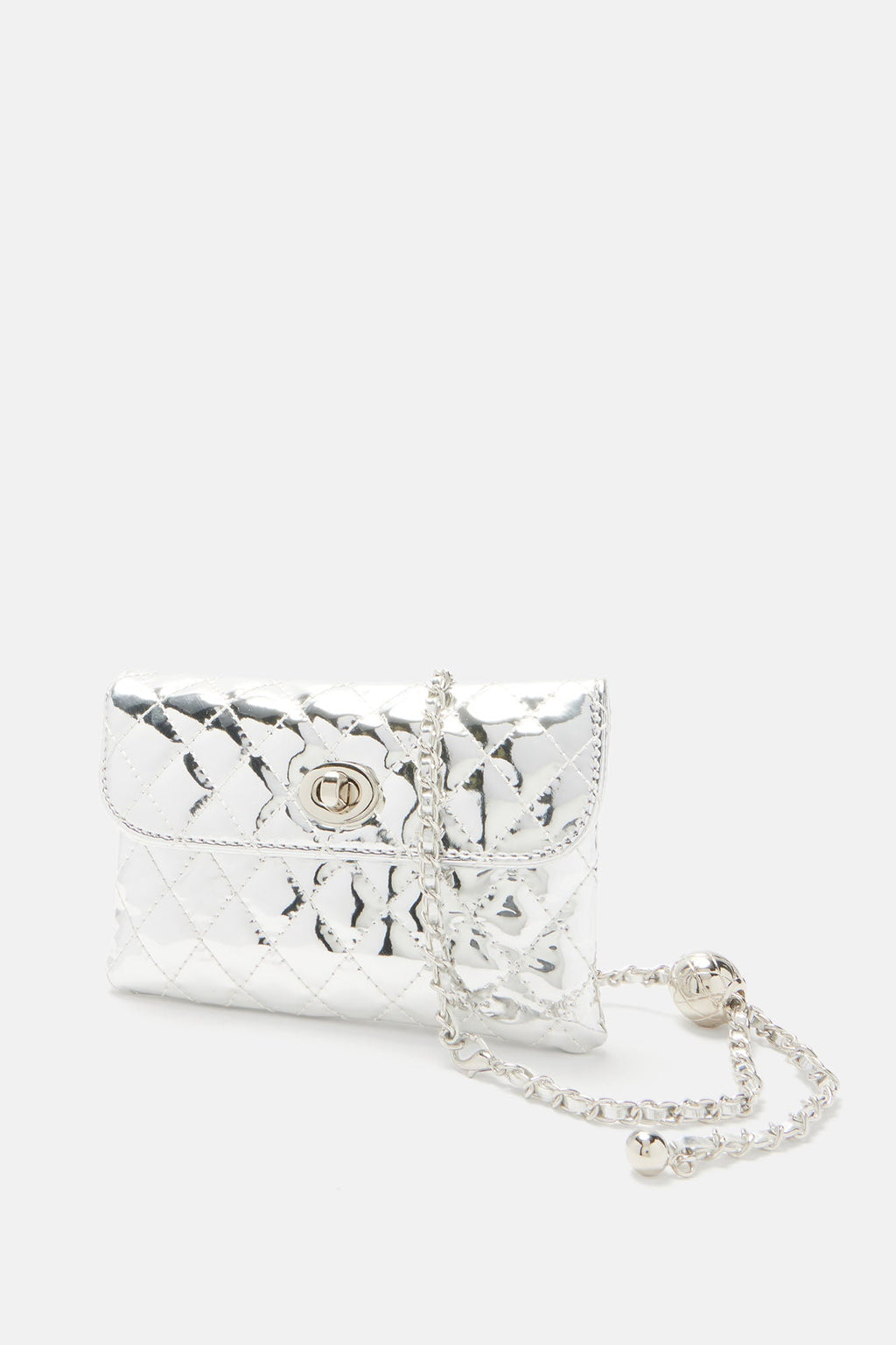 Never A Basic Gal Belt Bag - Silver