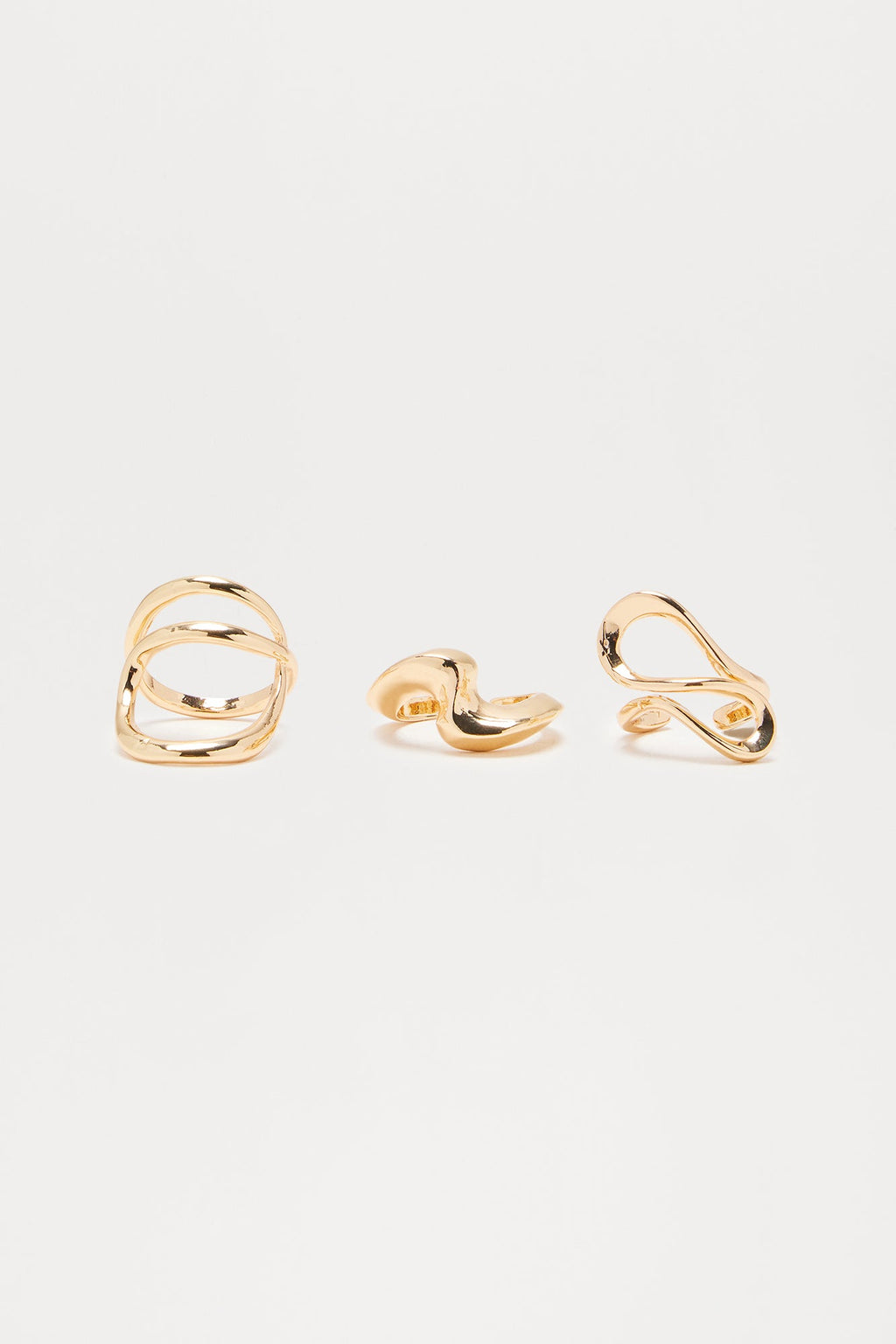 Far Out 3 Piece Ring Set - Gold