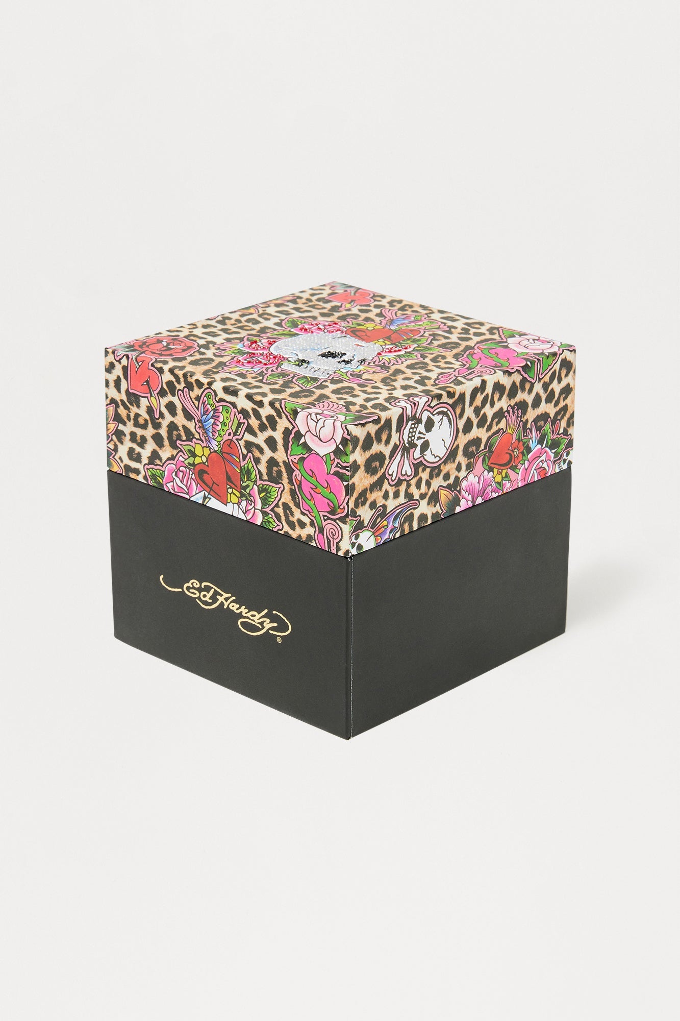 Ed Hardy Love Eternal Watch - Black/Pink