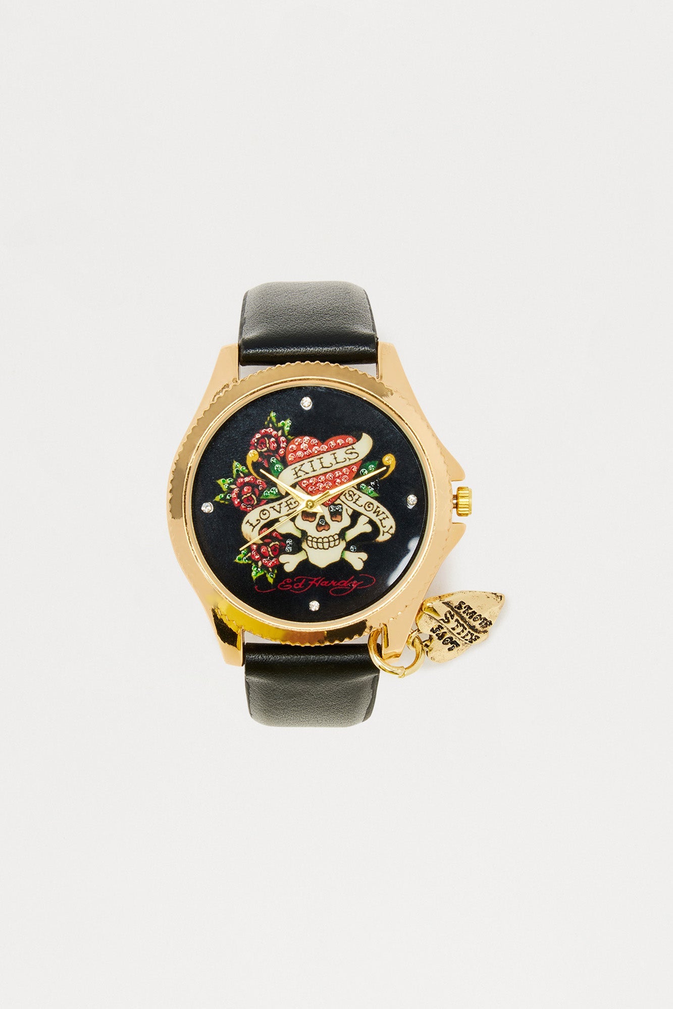 Ed Hardy Love Kills Watch - Black