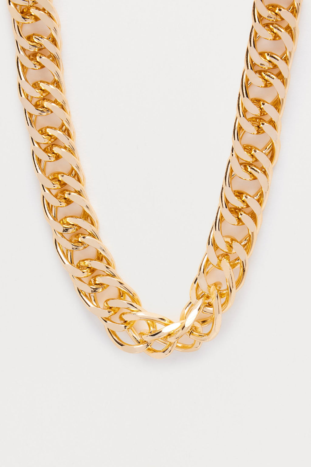 Blind Date Chainlink Necklace - Gold