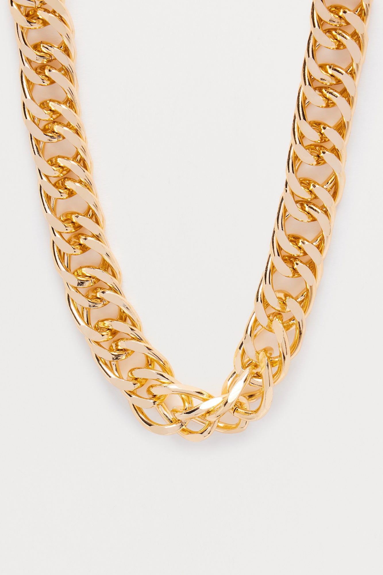 Blind Date Chainlink Necklace - Gold