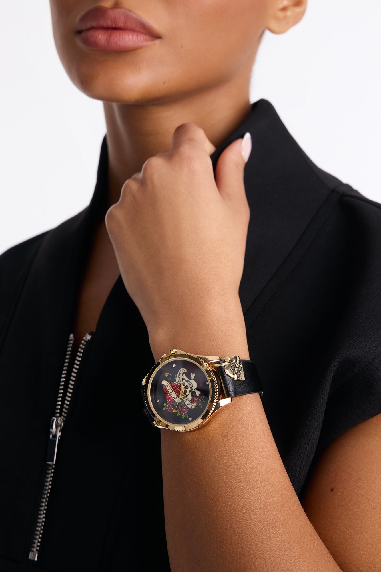 Ed Hardy Love Kills Watch - Black