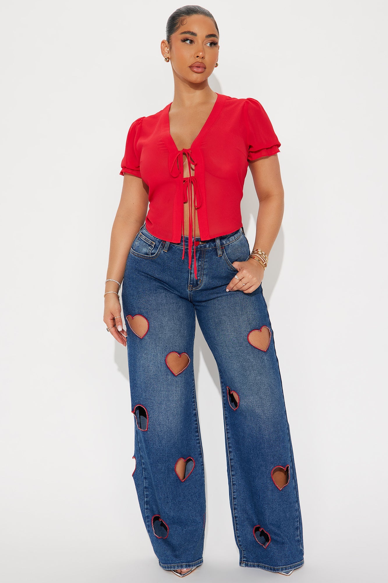 Cherished Moment Top - Red