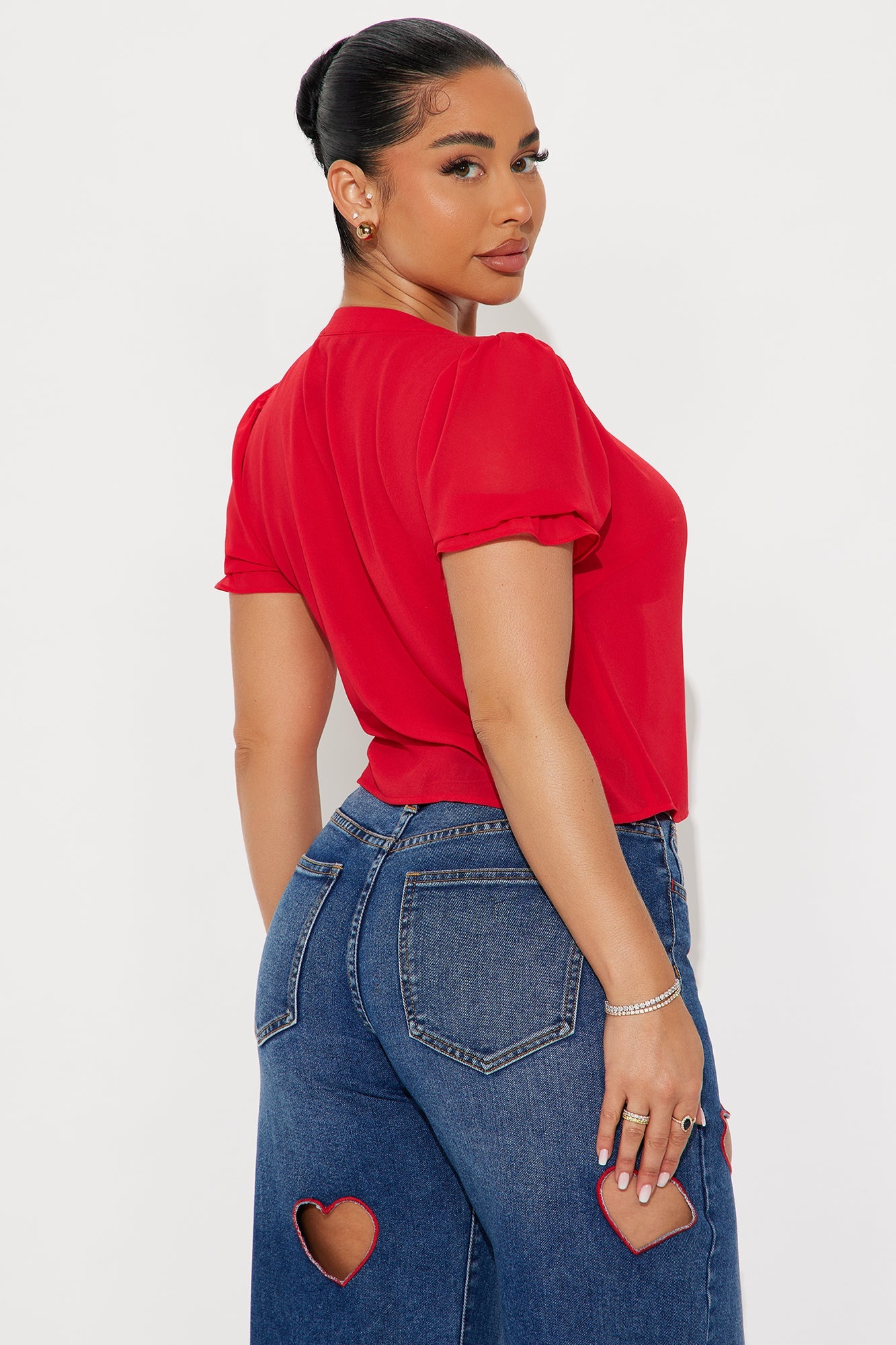 Cherished Moment Top - Red